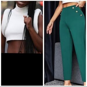 2 Skinny Pants And Top